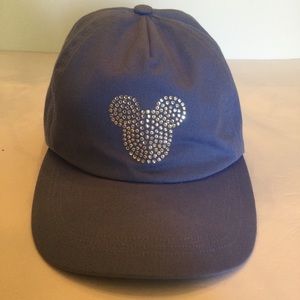 Disney Embellished Mickey Mouse Blue Baseball Cap